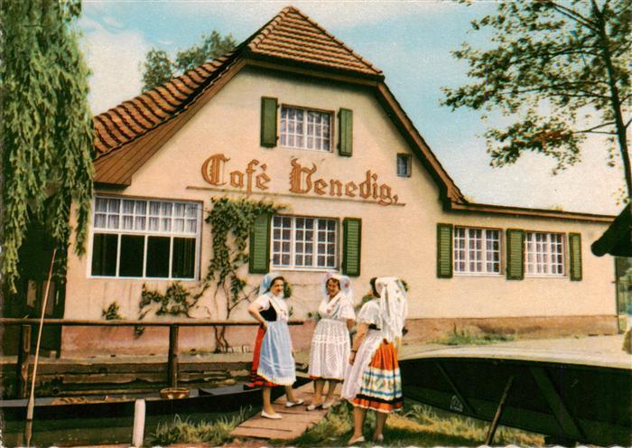 Luebbenau Spreewald Café Venedig Trachten