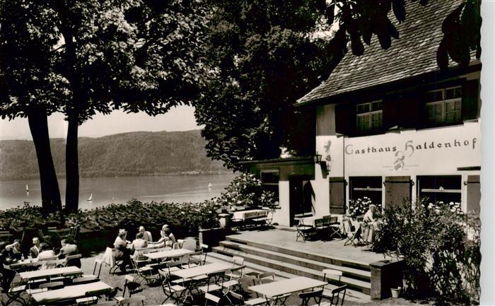 Ludwigshafen Bodman-Ludwigshafen Bodensee Gasthaus Pension Haldenhof Terrasse Se
