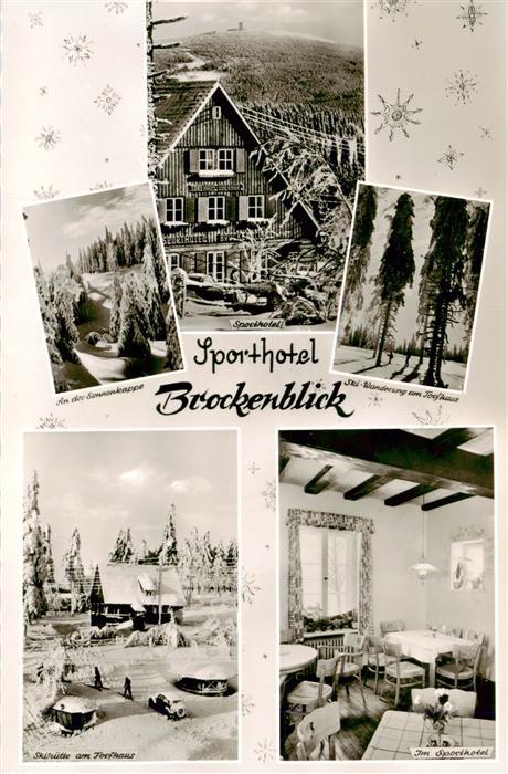 Torfhaus Altenau Harz Sporthotel Brockenblick Ski-Wanderung am Torfhaus Winterpa