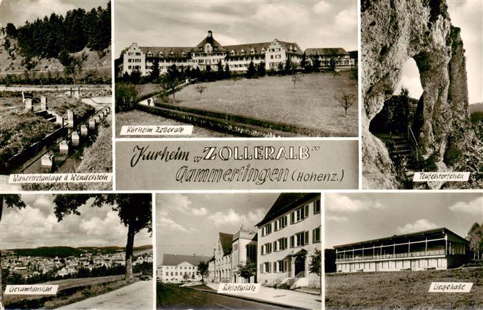 Gammertingen Sigmaringen BW Kurheim Zolleralb Wassertreten Lesehalle Teufelstorf