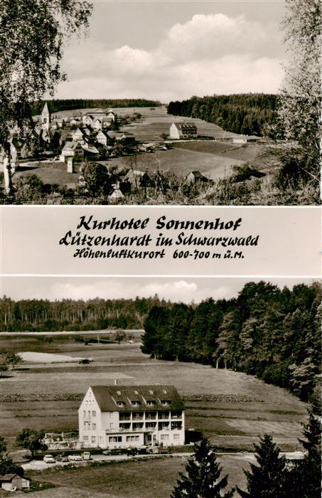 Luetzenhardt Waldachtal BW Kurhotel Sonnenhof Panorama Schwarzwald