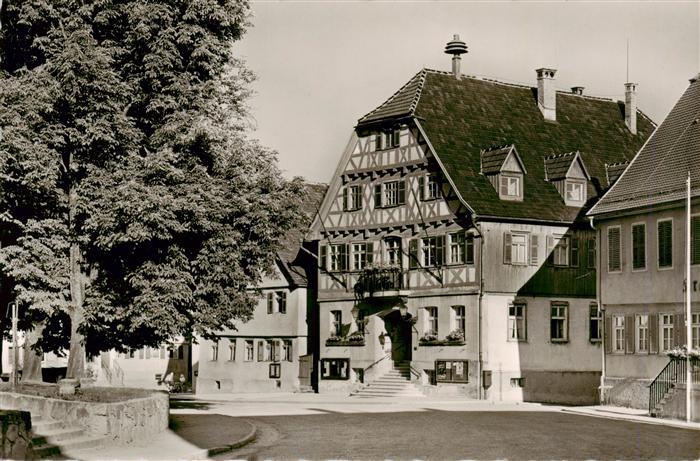 Welzheim Rathaus mit Kirchplatz Luftkurort