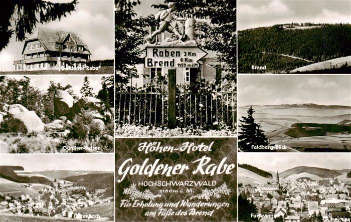 Brend Schwarzwald Hotel Goldener Rabe Guenther-Felsen Panorama Furtwangen Feldbe