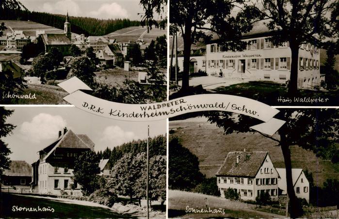 Schoenwald Schwarzwald DRK Kinderheim Haus Waldpeter Sternenhaus Sonnenhaus
