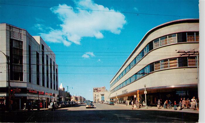 Edmonton Alberta 102nd Avenue looking west
