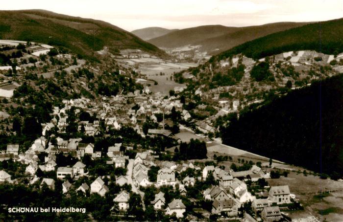 Schoenau Heidelberg Odenwald Panorama