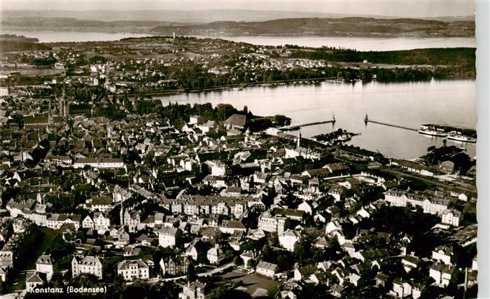 KONSTANZ Bodensee BW Fliegeraufnahme