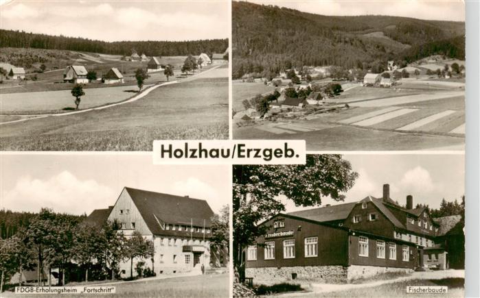 Holzhau Erzgebirge Rechenberg-Bienenmuehle Panorama FDGB Erholungsheim Fortschri