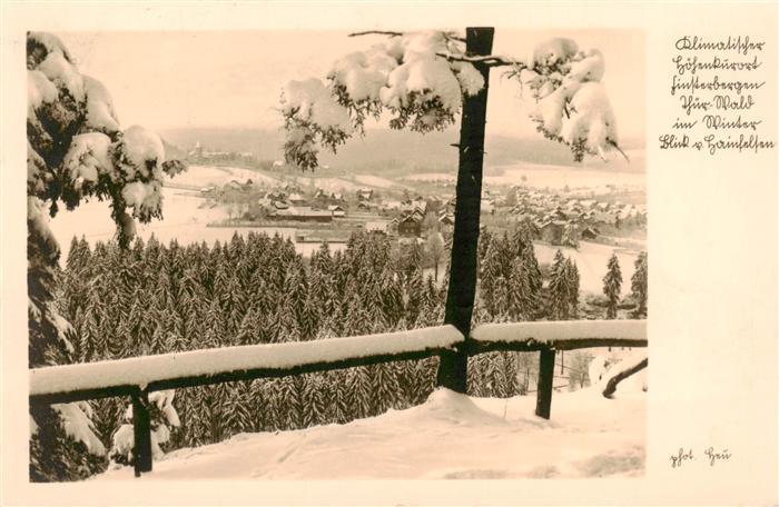 Finsterbergen Bad Winterpanorama