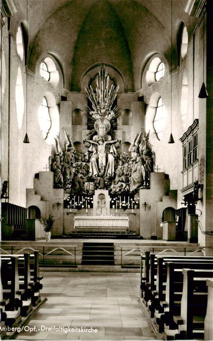 Amberg Oberpfalz Dreifaltigkeitskirche Innenansicht Altar