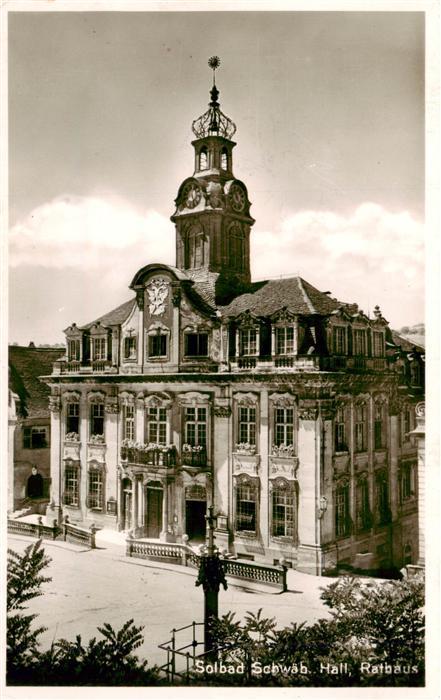 Schwaebisch Hall BW Rathaus