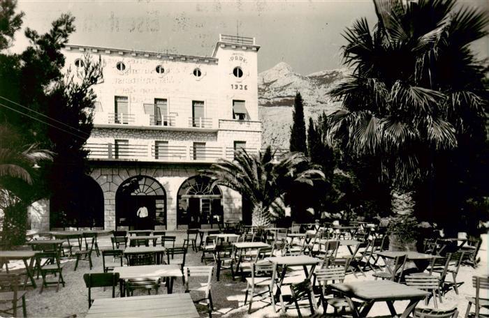 Makarska Croatia Hotel Park Restaurant Terrasse