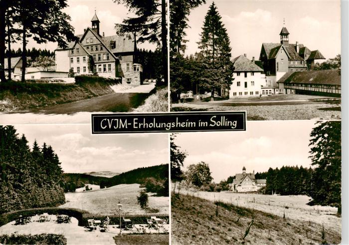 Dassel Solling CVJM Erholungsheim im Solling Landschaftspanorama