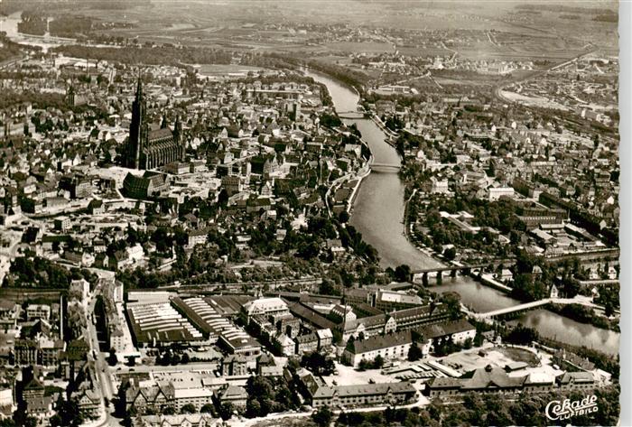 ULM  Donau Fliegeraufnahme