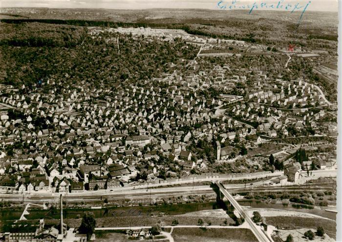 Plochingen Neckar Fliegeraufnahme