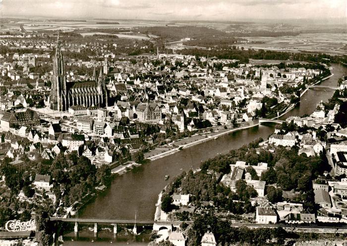 ULM  Donau Fliegeraufnahme