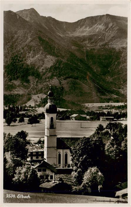 Elbach  Miesbach Bayern Kirche