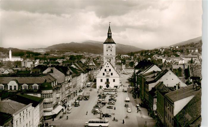Deggendorf Donau Ortsansicht Marktplatz
