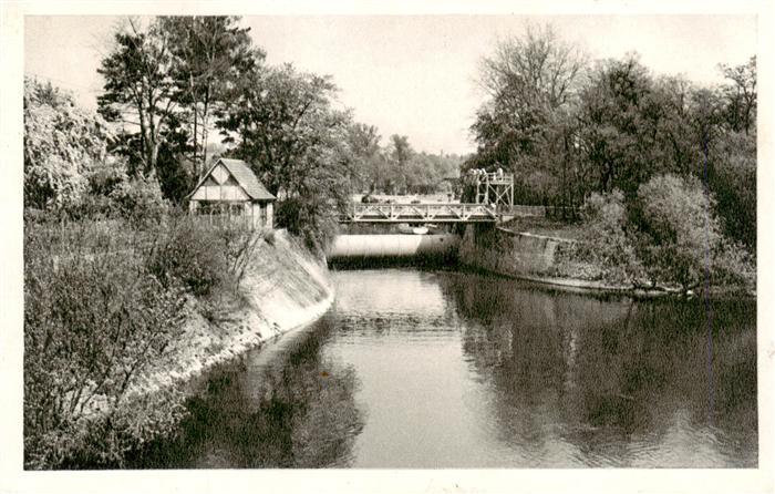 Schweinfurt Main Trommelwehr an der Boeckleininsel