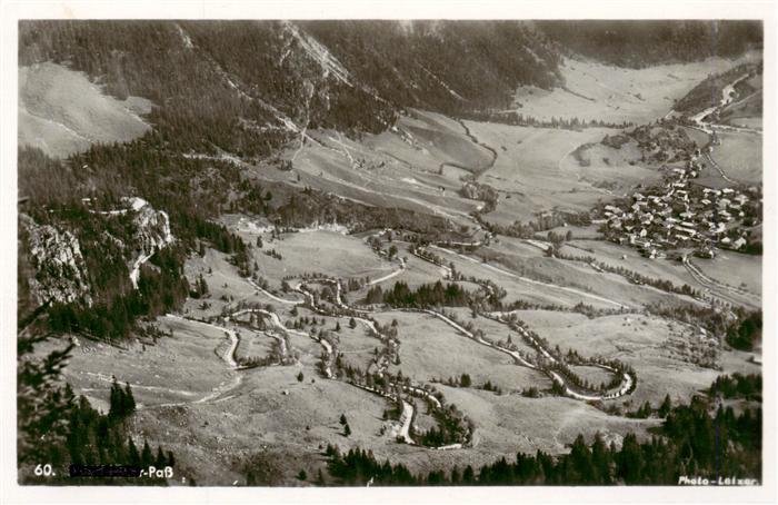 HINDELANG Oberallgaeu Fliegeraufnahme