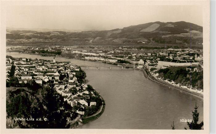 Urfahr Linz Donau Fliegeraufnahme