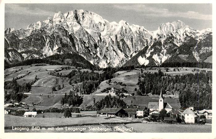 Leogang Saalbach-Hinterglemm AT mit den Leonganger Steinbergen