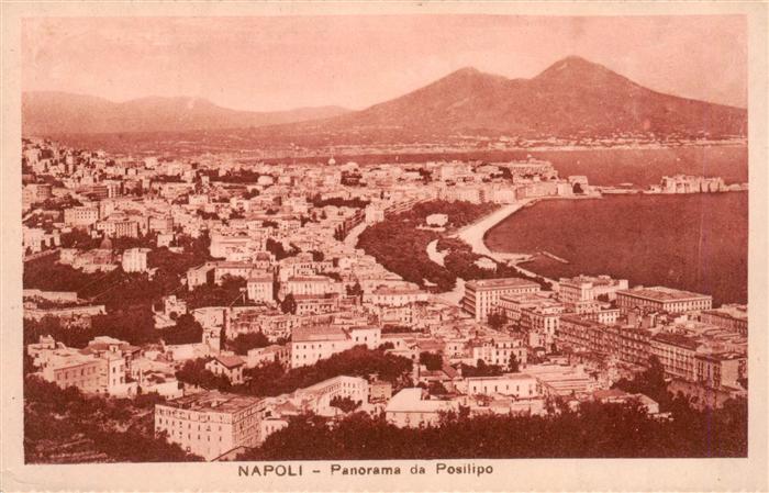 NAPOLI Neapel Naples IT Panorama da Posilipo