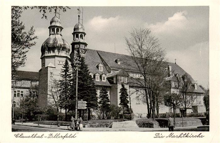 Clausthal-Zellerfeld Goslar Niedersachsen Die Marktkirche