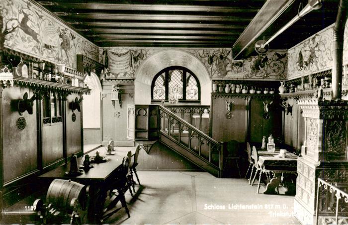 Lichtenstein  Schloss Wuerttemberg Schloss Lichtenstein Trinkstube