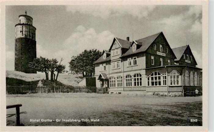 Grosser Inselsberg Brotterode Thueringen Berghotel Gotha