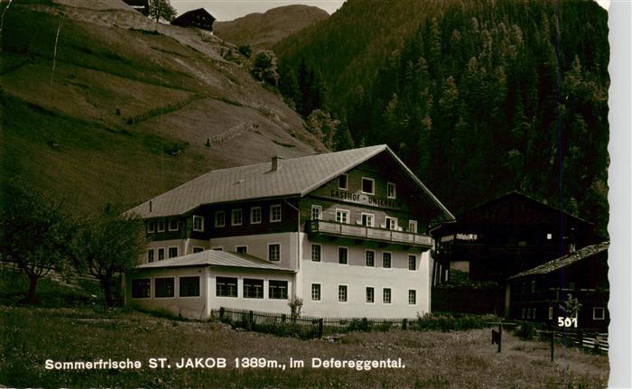 St Jakob Defereggen Tirol AT Gasthaus