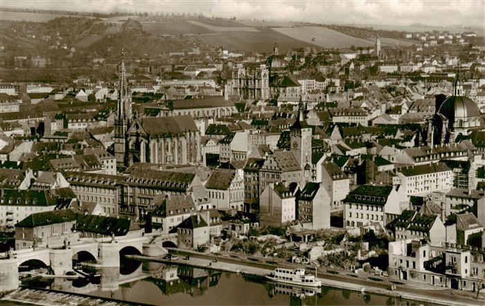 Wuerzburg Bayern Fliegeraufnahme