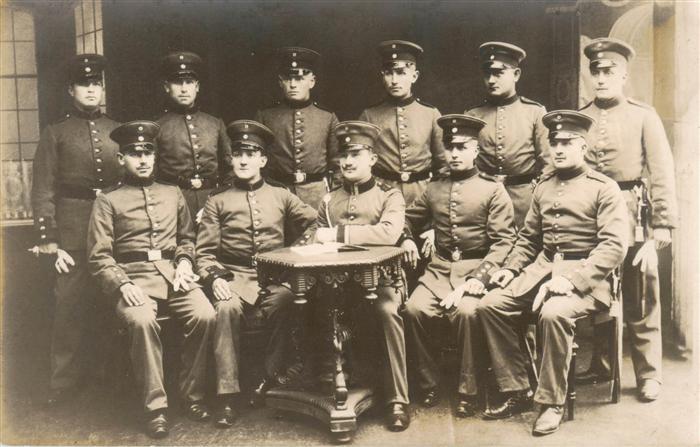 Sennelager Paderborn Militaercamp Soldatengruppe Foto