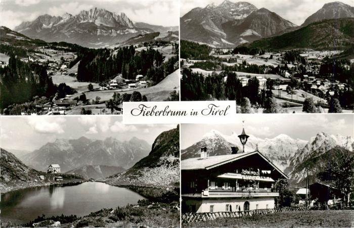 Fieberbrunn Tirol AT Panorama Seepartie Gasthaus