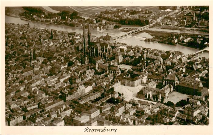 REGENSBURG Bayern Fliegeraufnahme