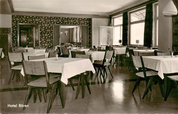 Wildberg Schwarzwald Hotel Baeren Gastraum