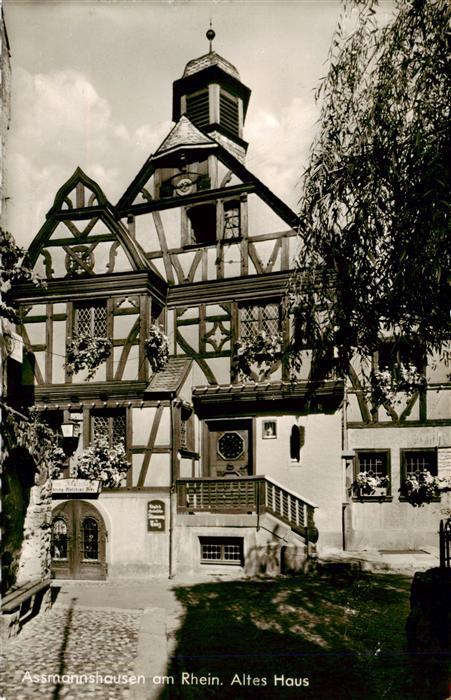 AssMANNSHAUSEN Rhein Altes Haus