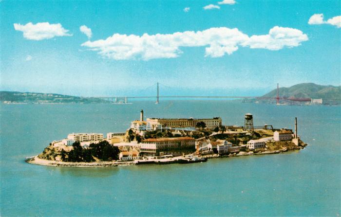 Alcatraz San Francisco USA Inselblick Fliegeraufnahme