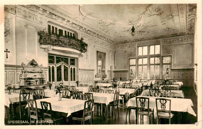 ROTHENBURG   TAUBER Sanatorium Speisesaal im Kurhaus