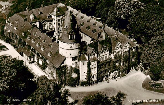 DETMOLD Lippe NRW Schloss Fliegeraufnahme
