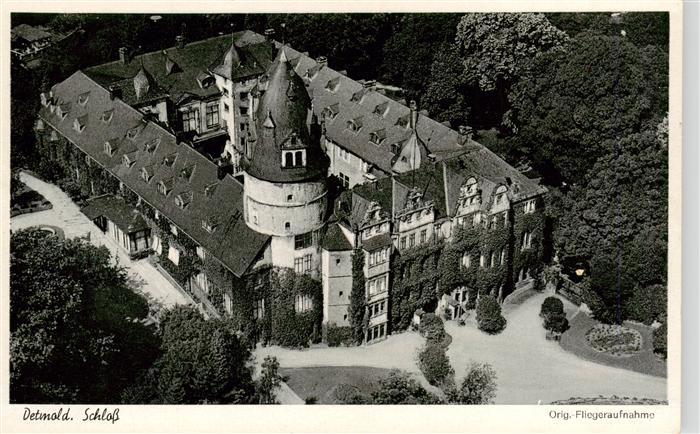 DETMOLD Lippe NRW Schloss Fliegeraufnahme