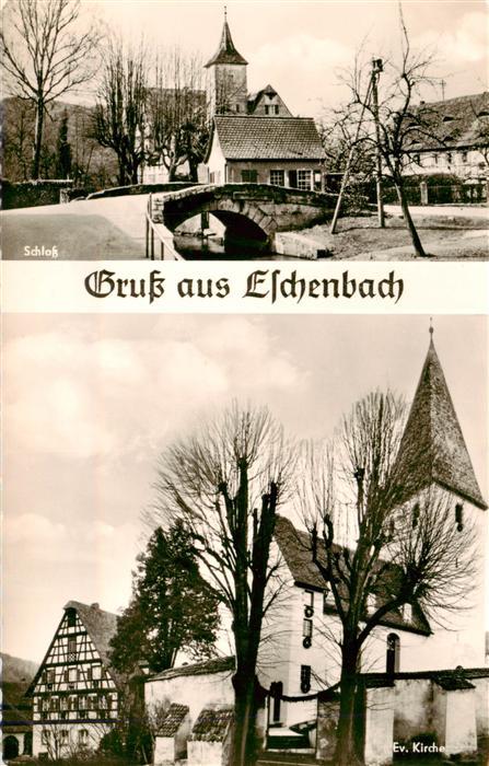 Eschenbach  Hersbruck Bayern Schloss Ev Kirche