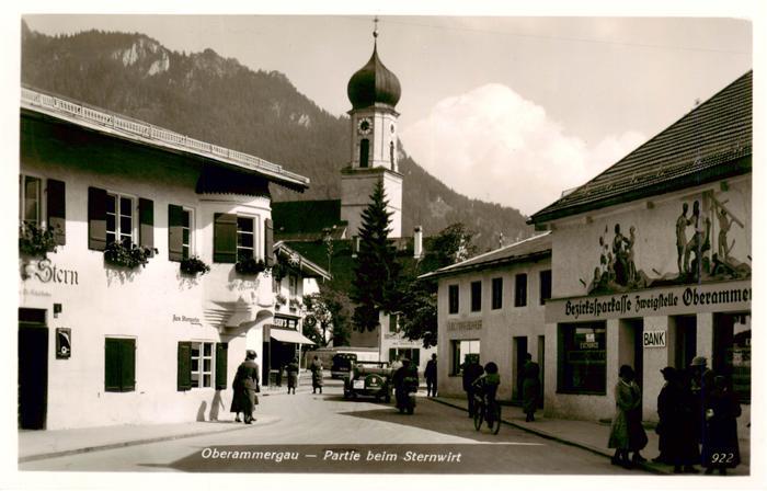 OBERAMMERGAU Bayern Partie beim Sternwirt