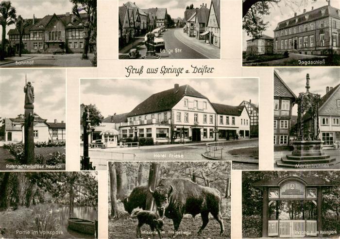 Springe Deister Bahnhof Lange Str Jagdschloss Ratsnachwaechter Heinrich Hotel Fr
