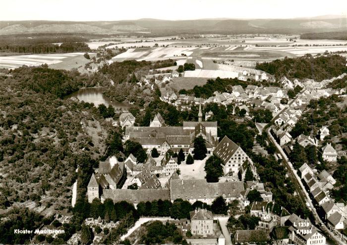 Maulbronn Fliegeraufnahme mit Kloster Maulbronn