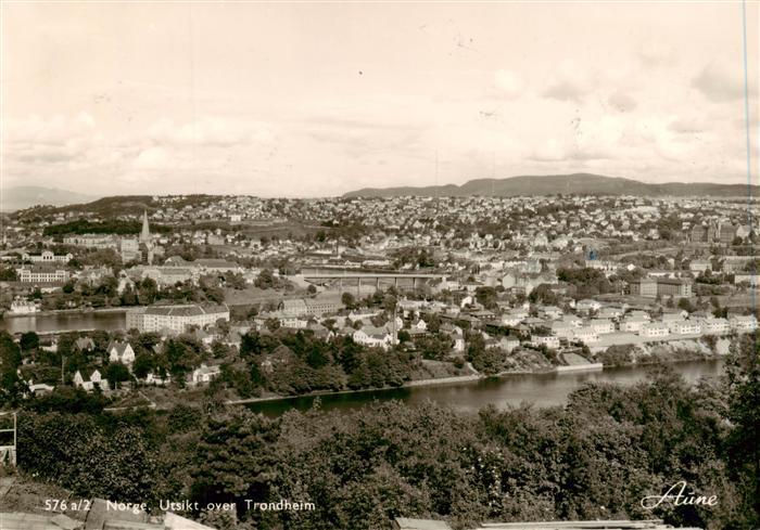 Trondheim Trondhjem Norge Panorama