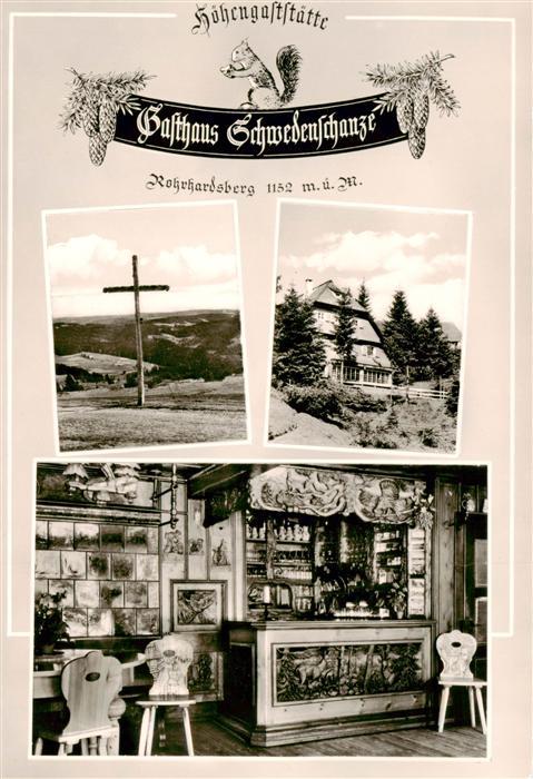 Schonach Schwarzwald Gasthaus Schwedenschanze Rohrhardsberg Gastraum