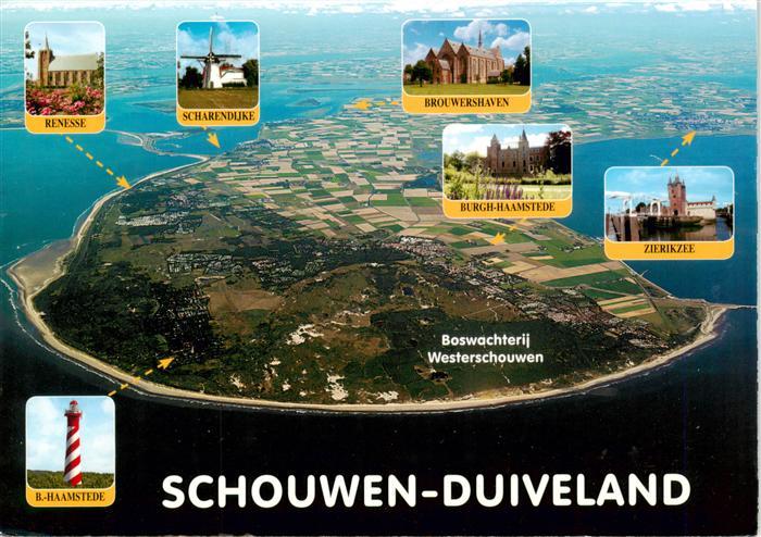 Schouwen Duiveland Fliegeraufnahme