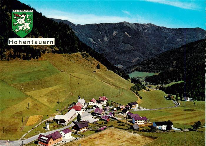 Hohentauern Steiermark AT Fliegeraufnahme mit Eisenerzer Alpen