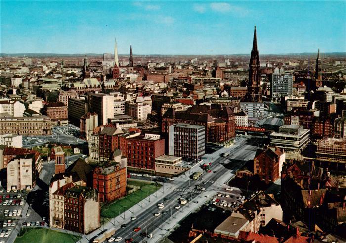 HAMBURG  CITY Stadtblick von der Michaeliskirche